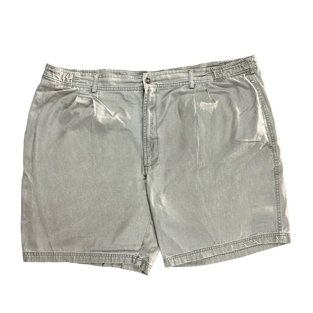 Vintage 90s Bugle Boy Company Tan Flat Front Shorts Size 44